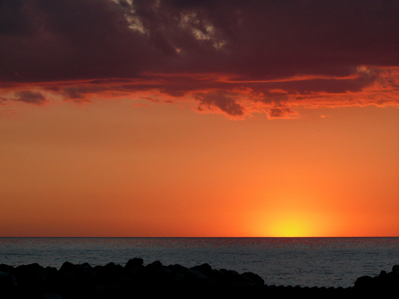 Tramonto a Marina di Pisa