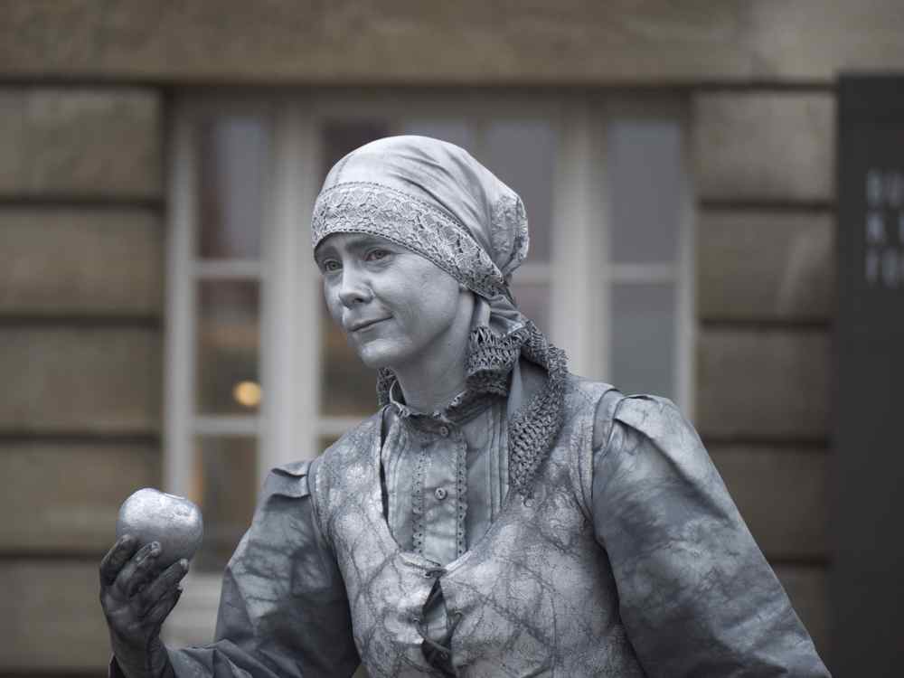 amburgo artista di strada