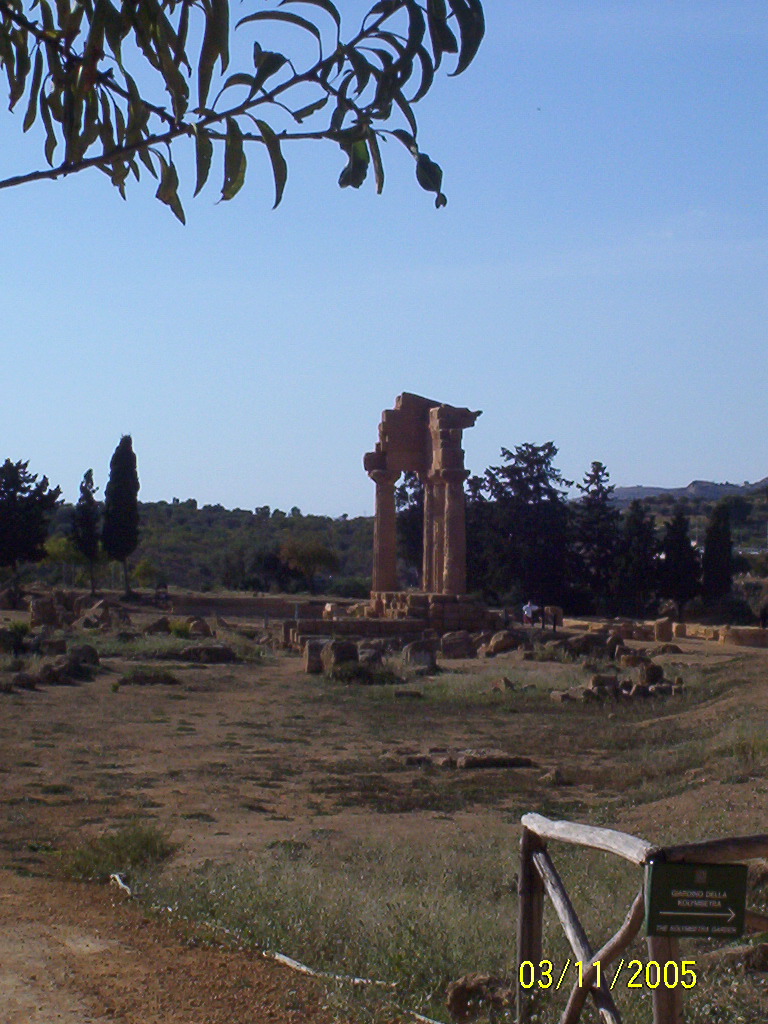 tempio dei dioscuri