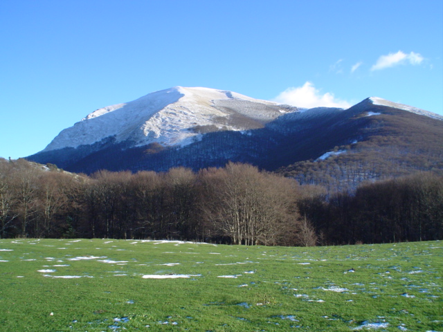Monte innevato