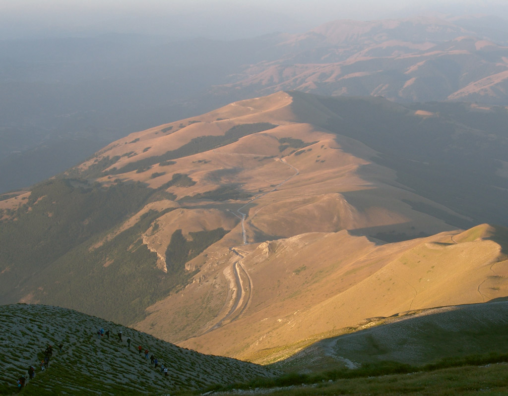 Discesa dal Monte Vettore