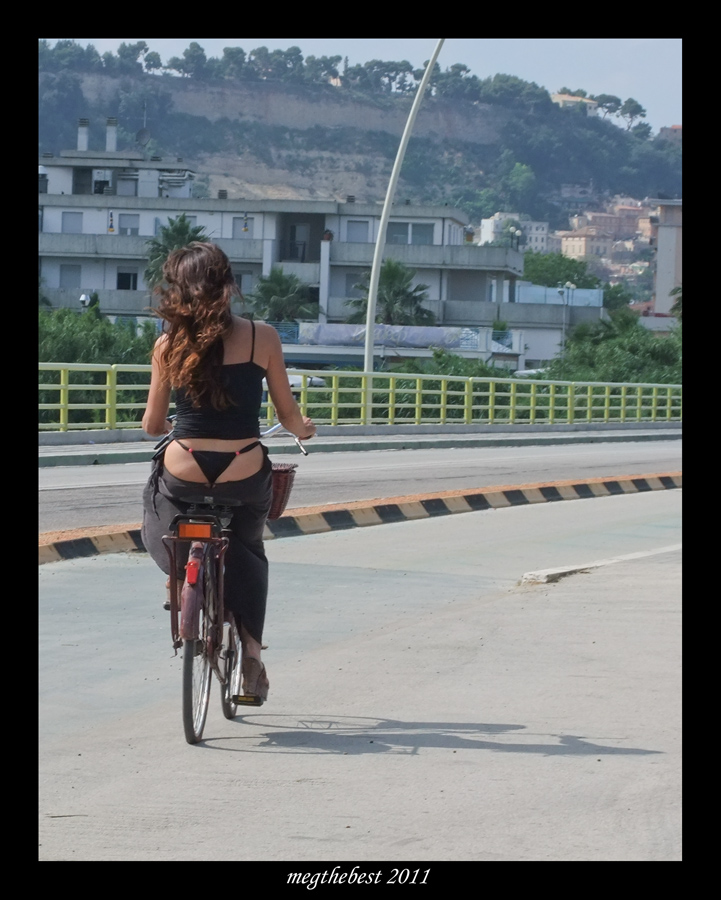 .. in bicicletta