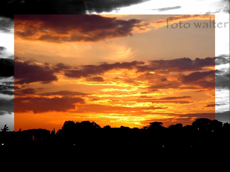 un bel tramonto