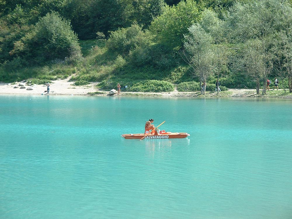Salvataggio al lago