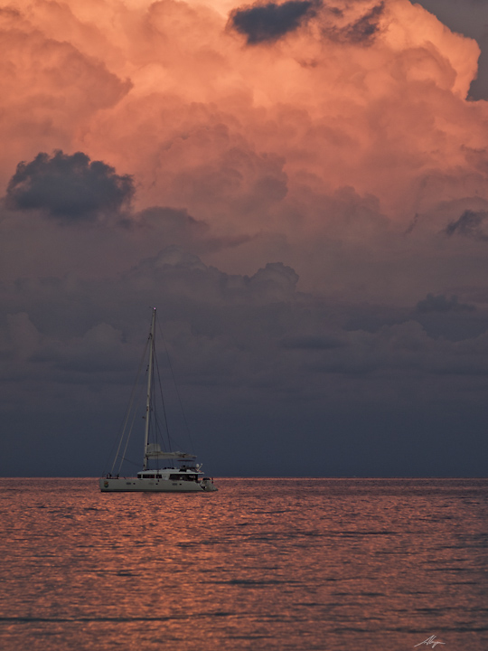 Ormeggio al tramonto