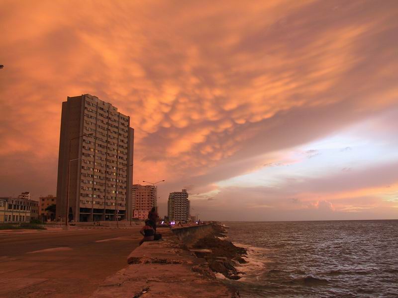 red sky