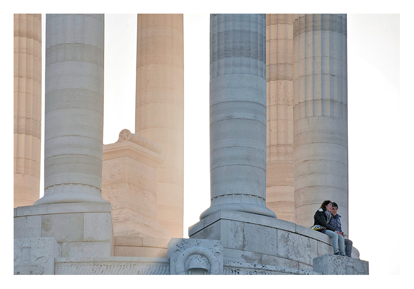 Monumento tramonto