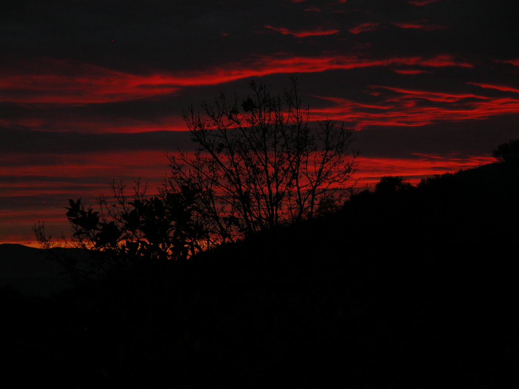 Tramonto di fuoco