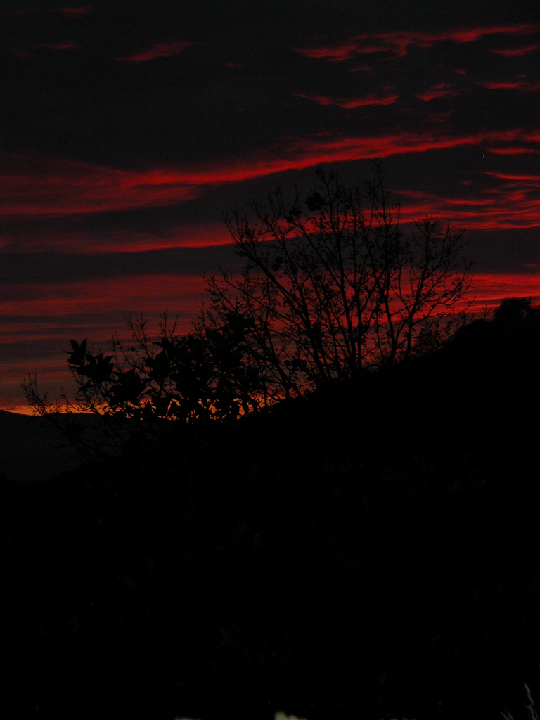 Tramonto infuocato