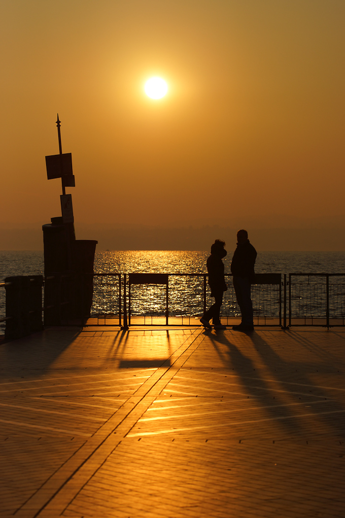Ombre al tramonto