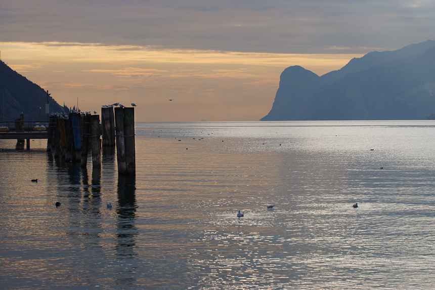 Tramonto lacustre