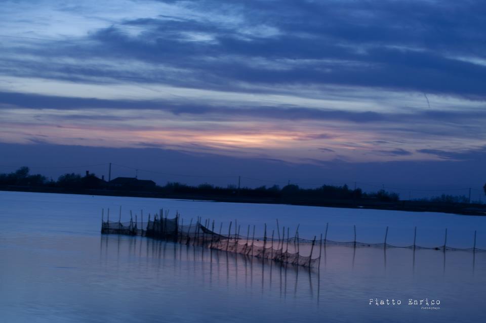 Tramonto barena di Treporti (Ve)
