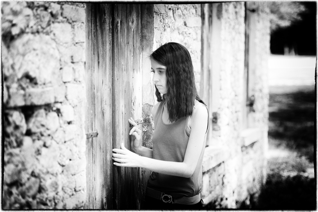 ... Silvia ... non aprire quella porta !  (BN)