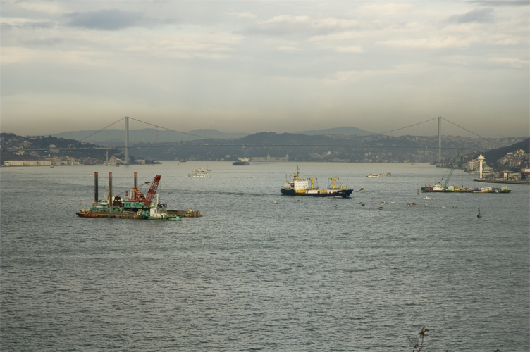Istanbul - Bosforo al tramonto