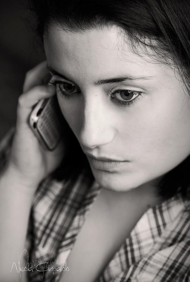 Morosa al telefono