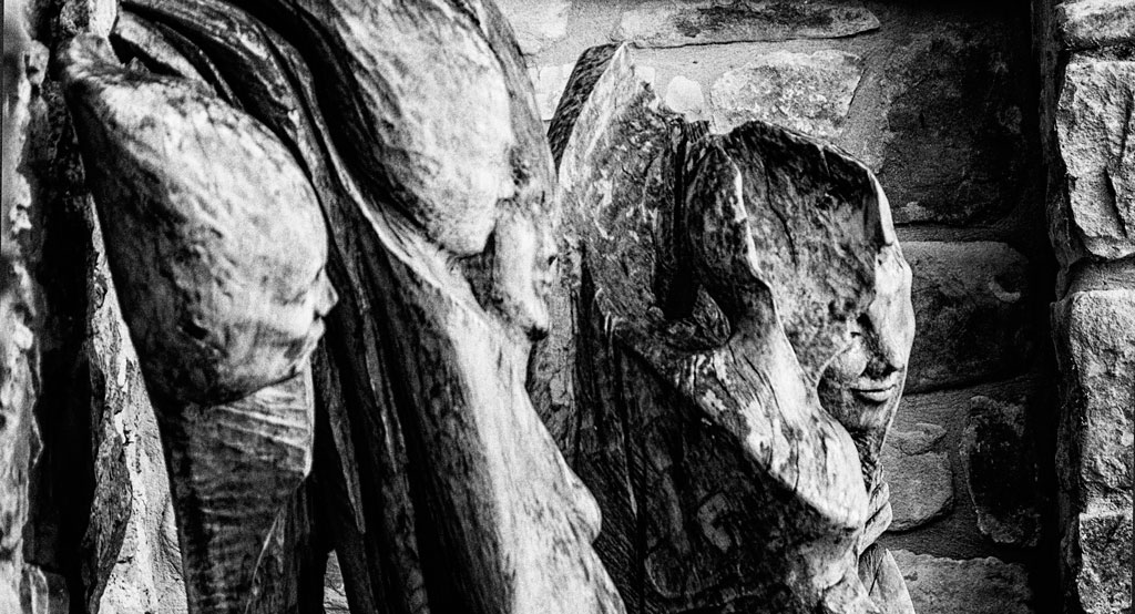 Faces in the rock