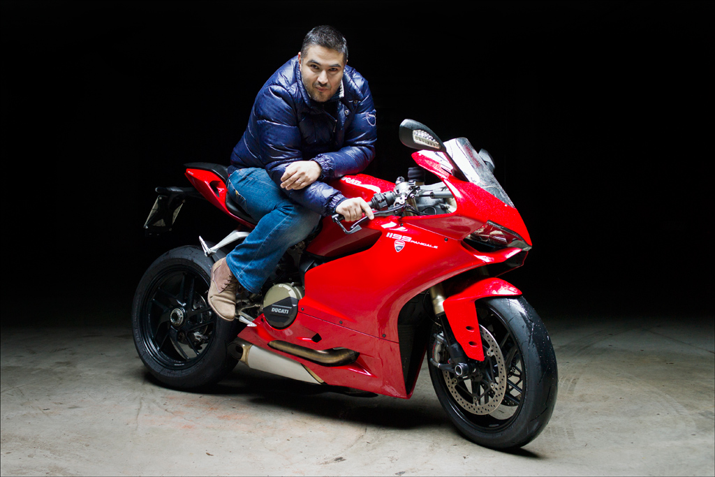 Andrea e la sua Panigale