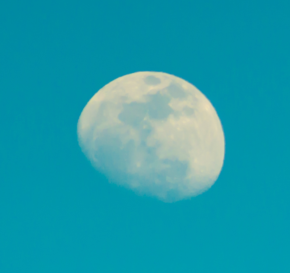 luna di giorno
