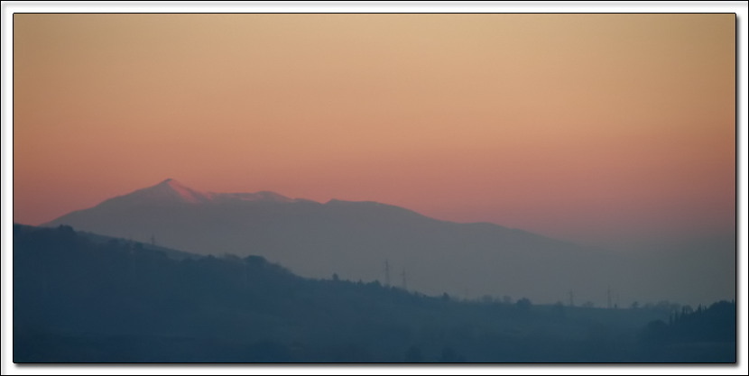 Tramonto da casa