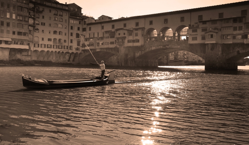Il barcaiolo del Ponte Vecchio