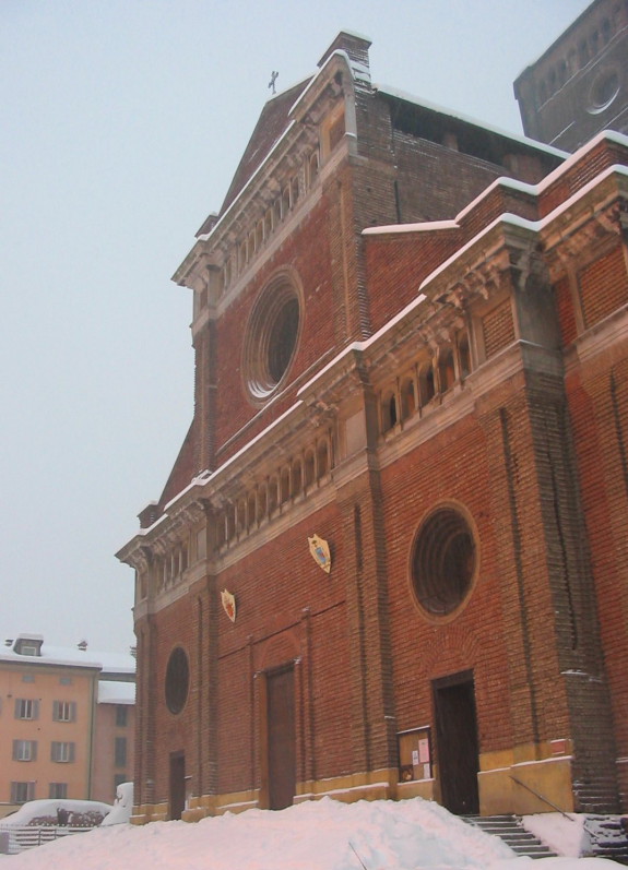 Duomo sotto la neve, Pavia