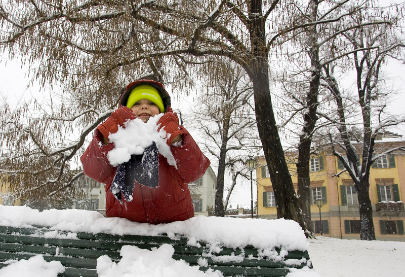 Il bimbo e la neve