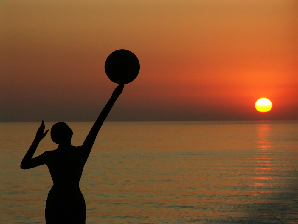 Profilo al tramonto