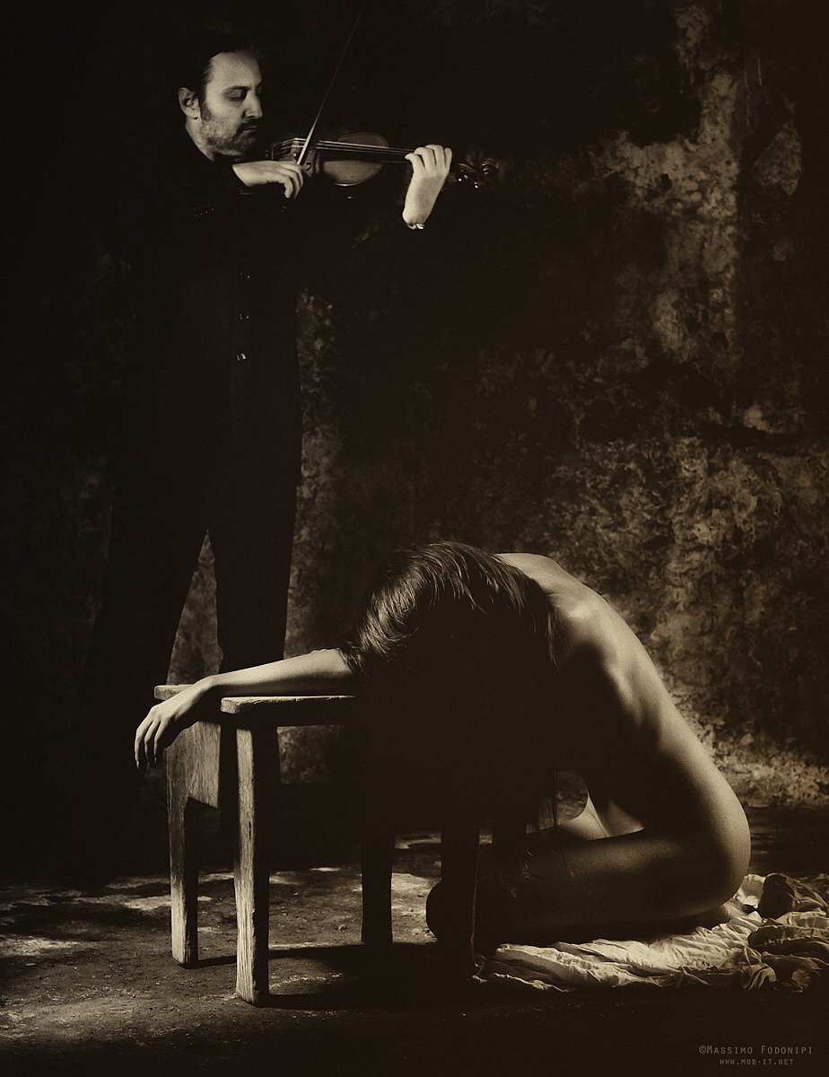 Il violinista e la modella
