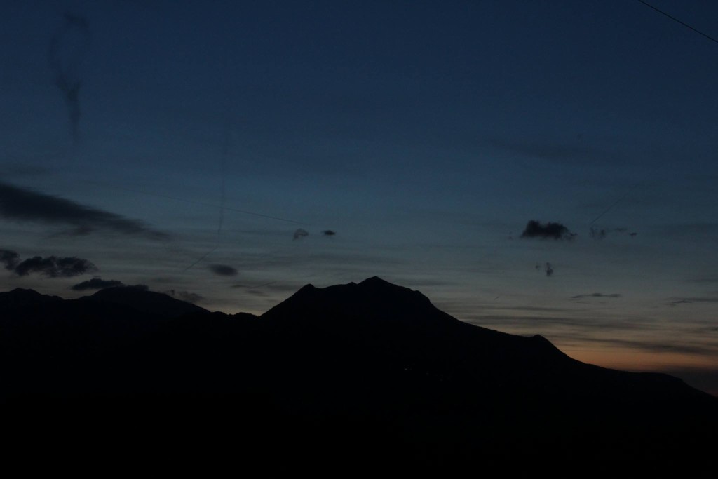 Il Monte Strega, tramonto