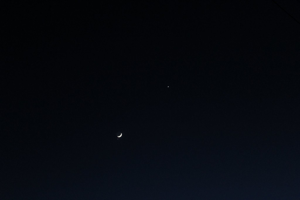 Luna, Aldebaran e Venere