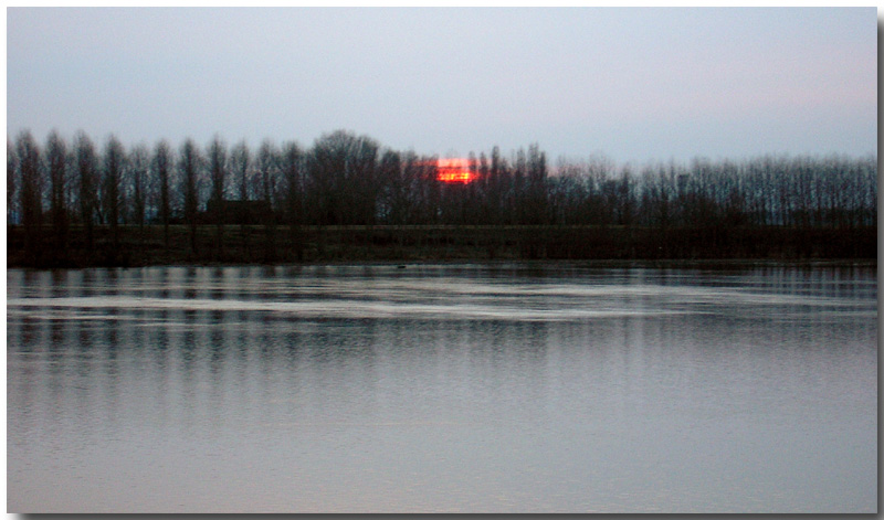 tramonto sul p