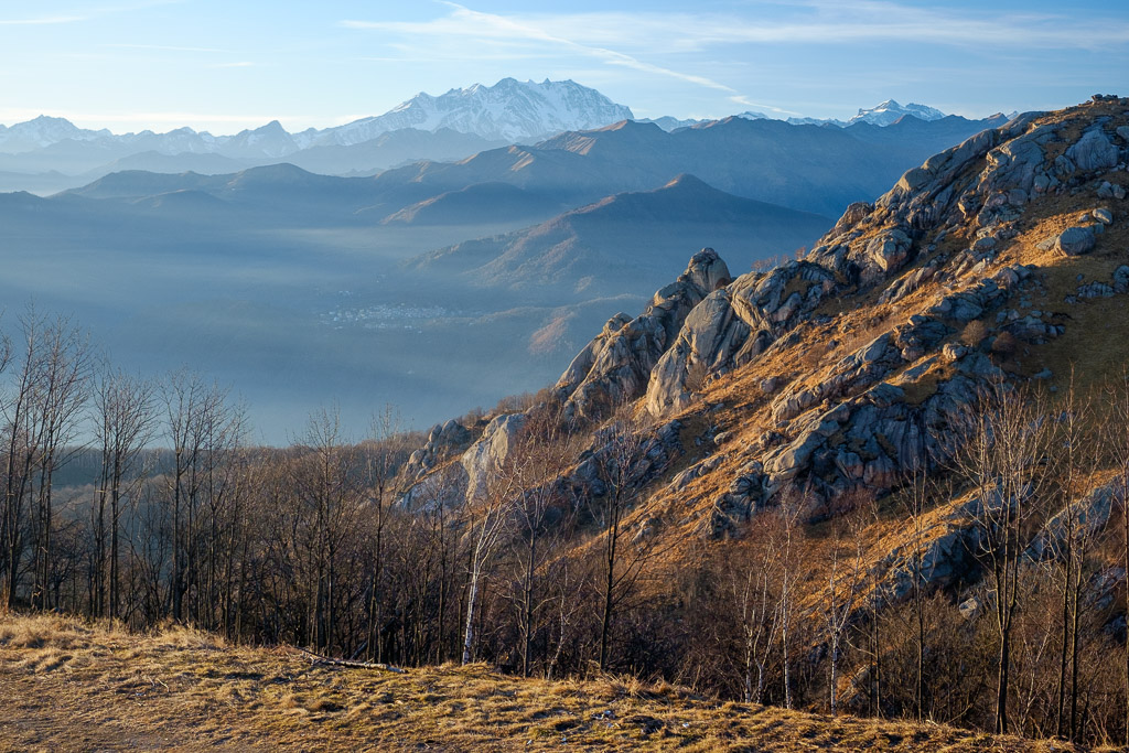 Monte Rosa dal Mottarone