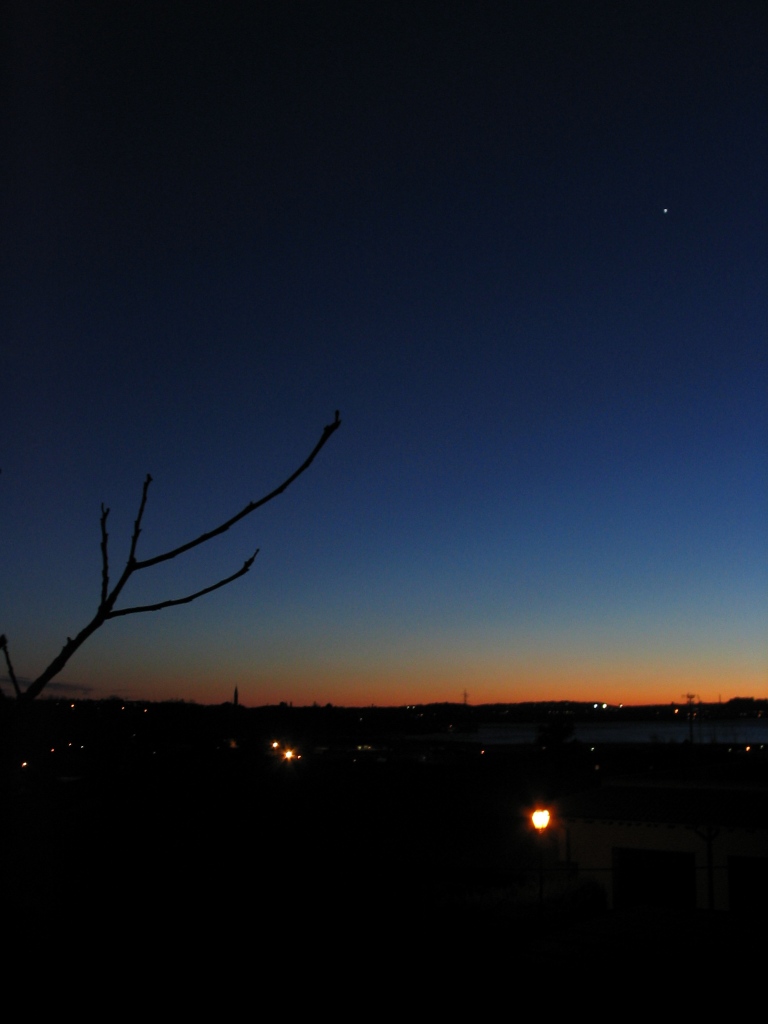 Stella al tramonto