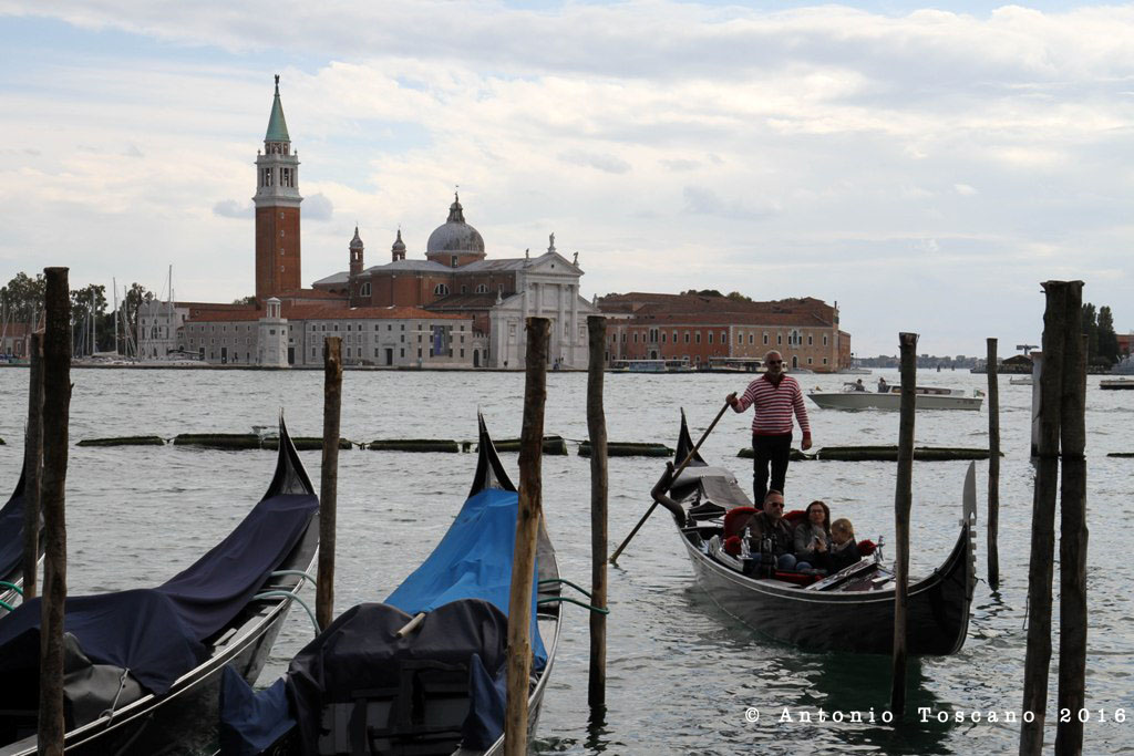 Arrivo in gondola