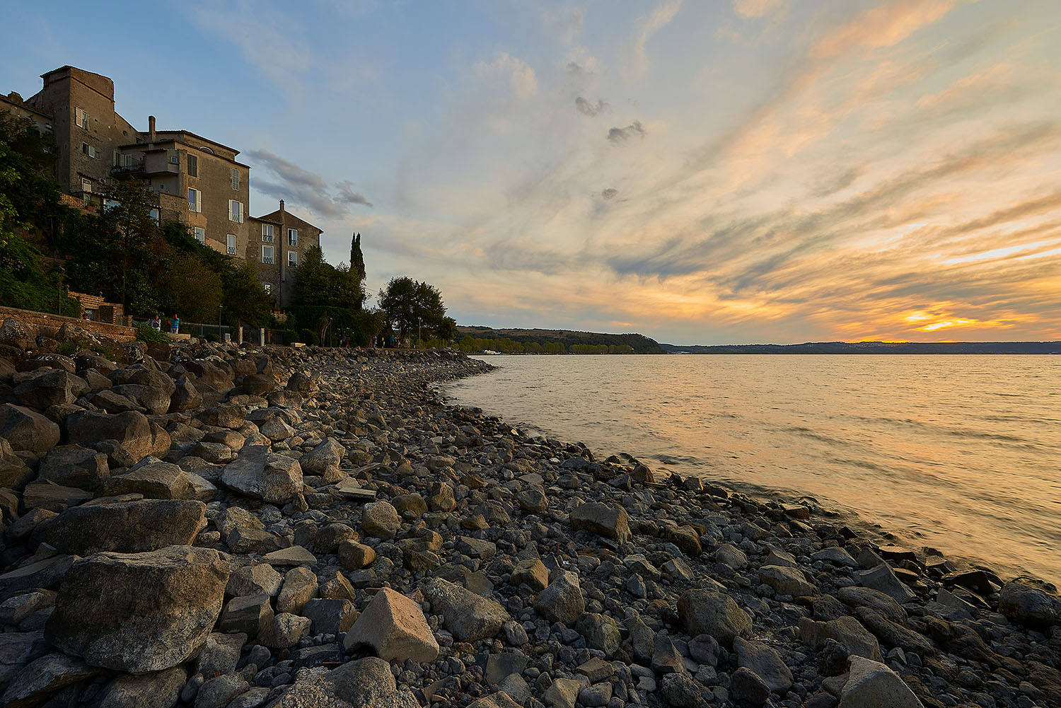 Tramndo sul lago di Bracciano