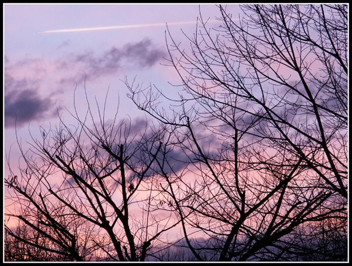 nuvole al tramonto