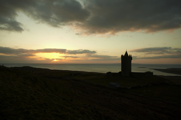 sunset - Doonnagore Castle 1