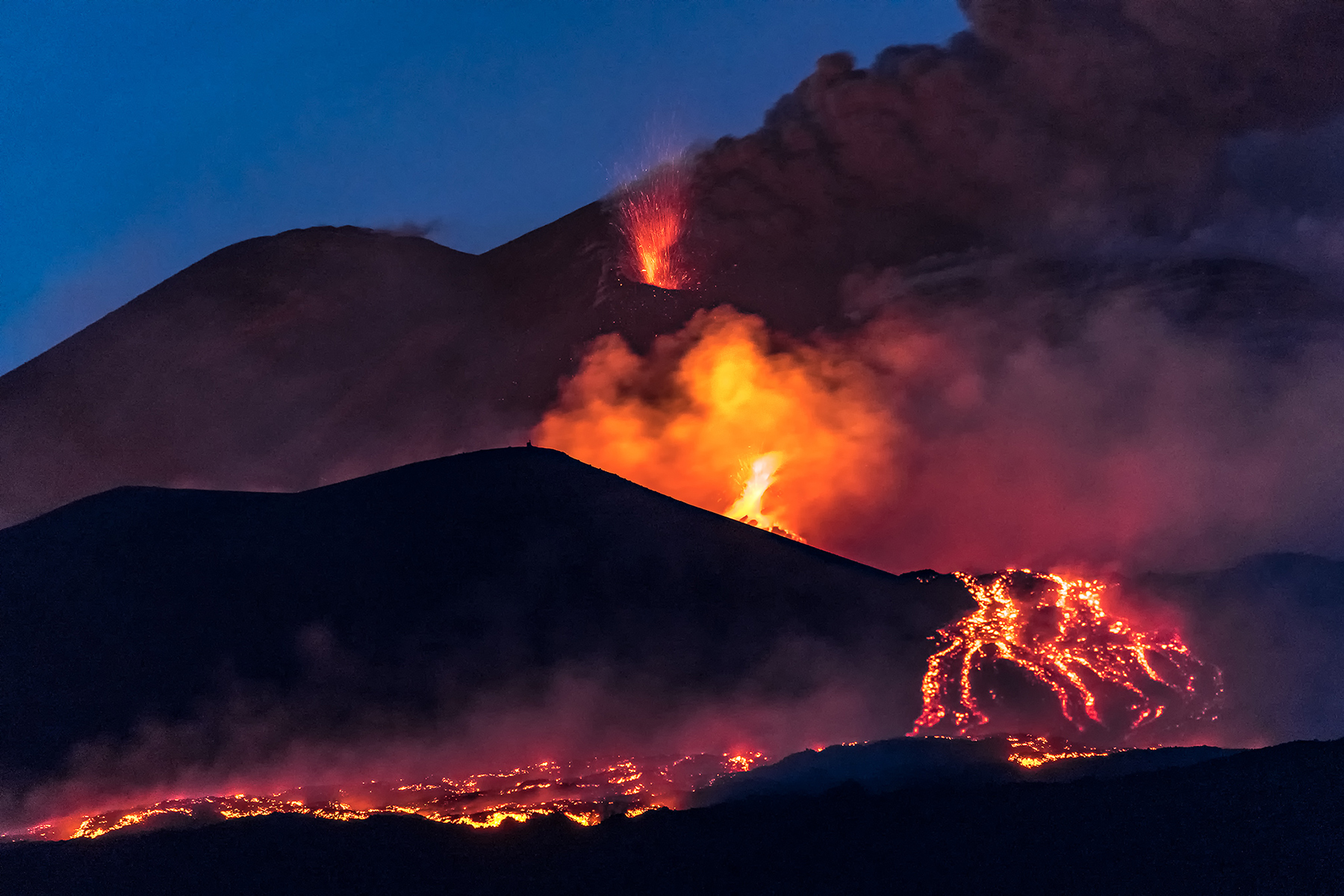 Etna in attivit (di Massimo Tamajo)