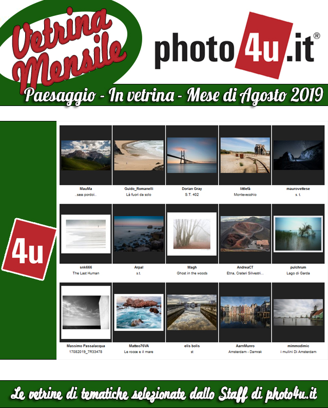 Vetrina Paesaggio Agosto 19