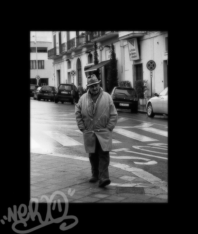 in the rain...