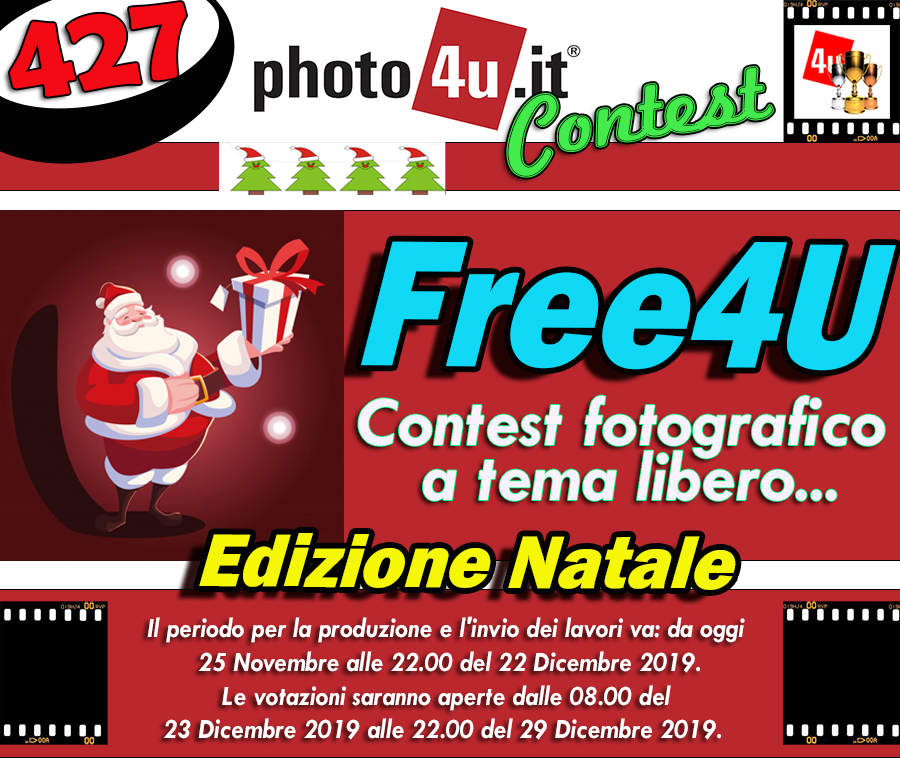427 Contest di Photo4U: Free4u Edizione Natale