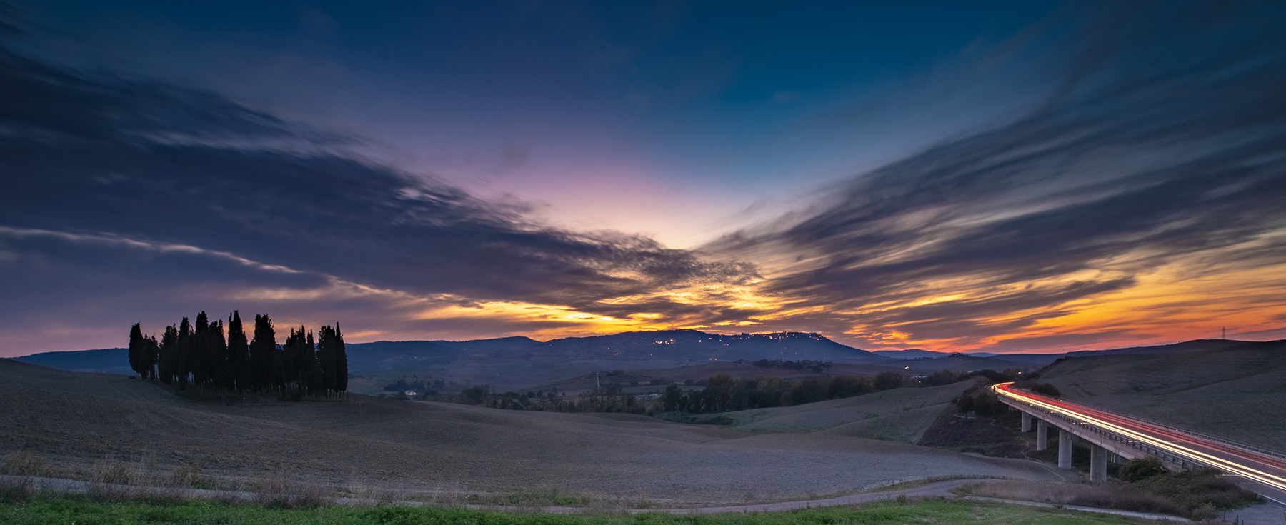 Cipressi a San Quirico d'Orcia