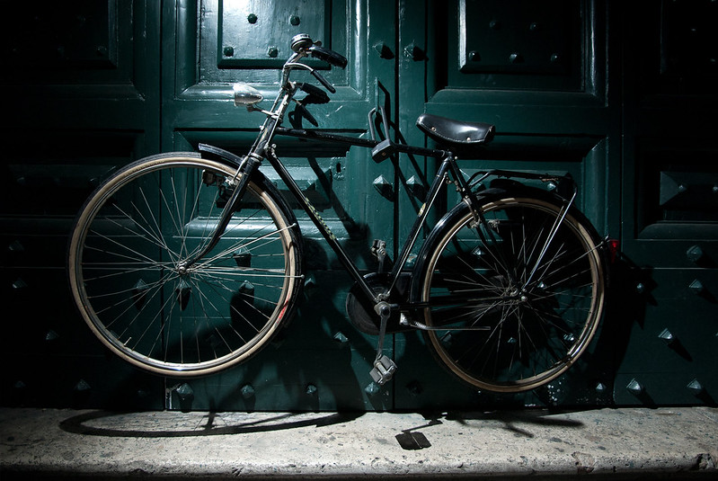 Bike on the door