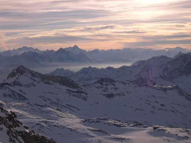 sera in montagna