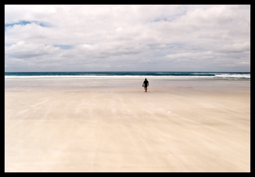 lost on the beach