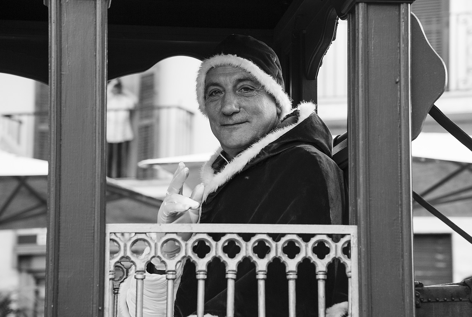 L'arrivo del Papa