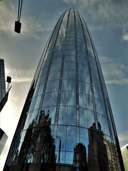 aluminium and glass