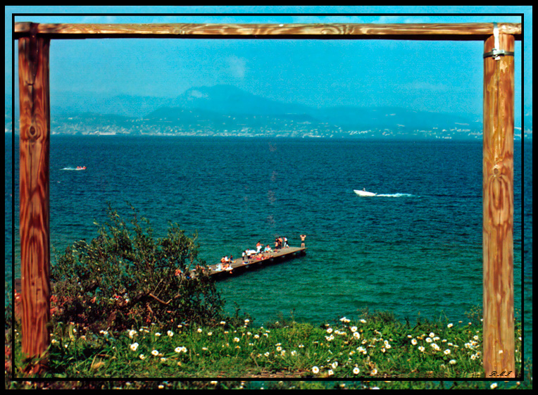 Lago nello steccato