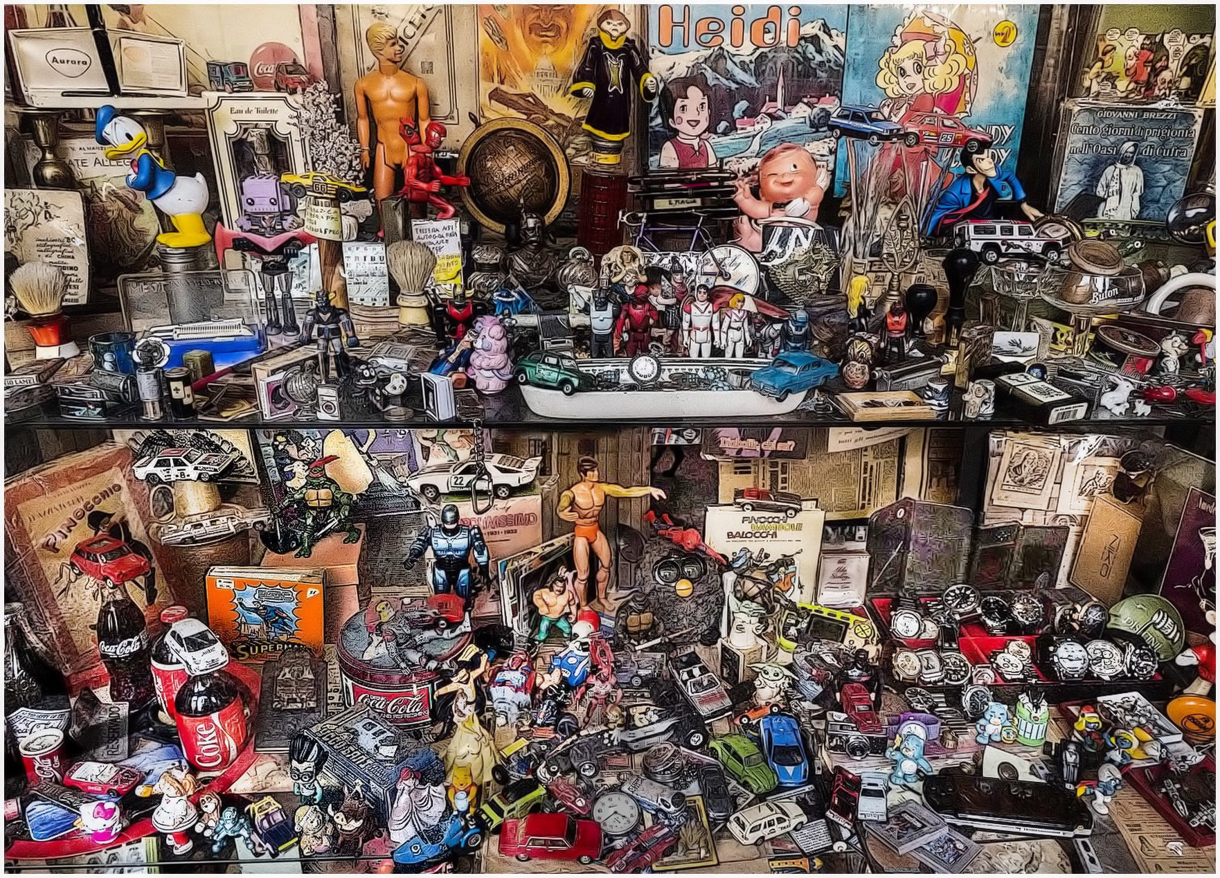 The shop window