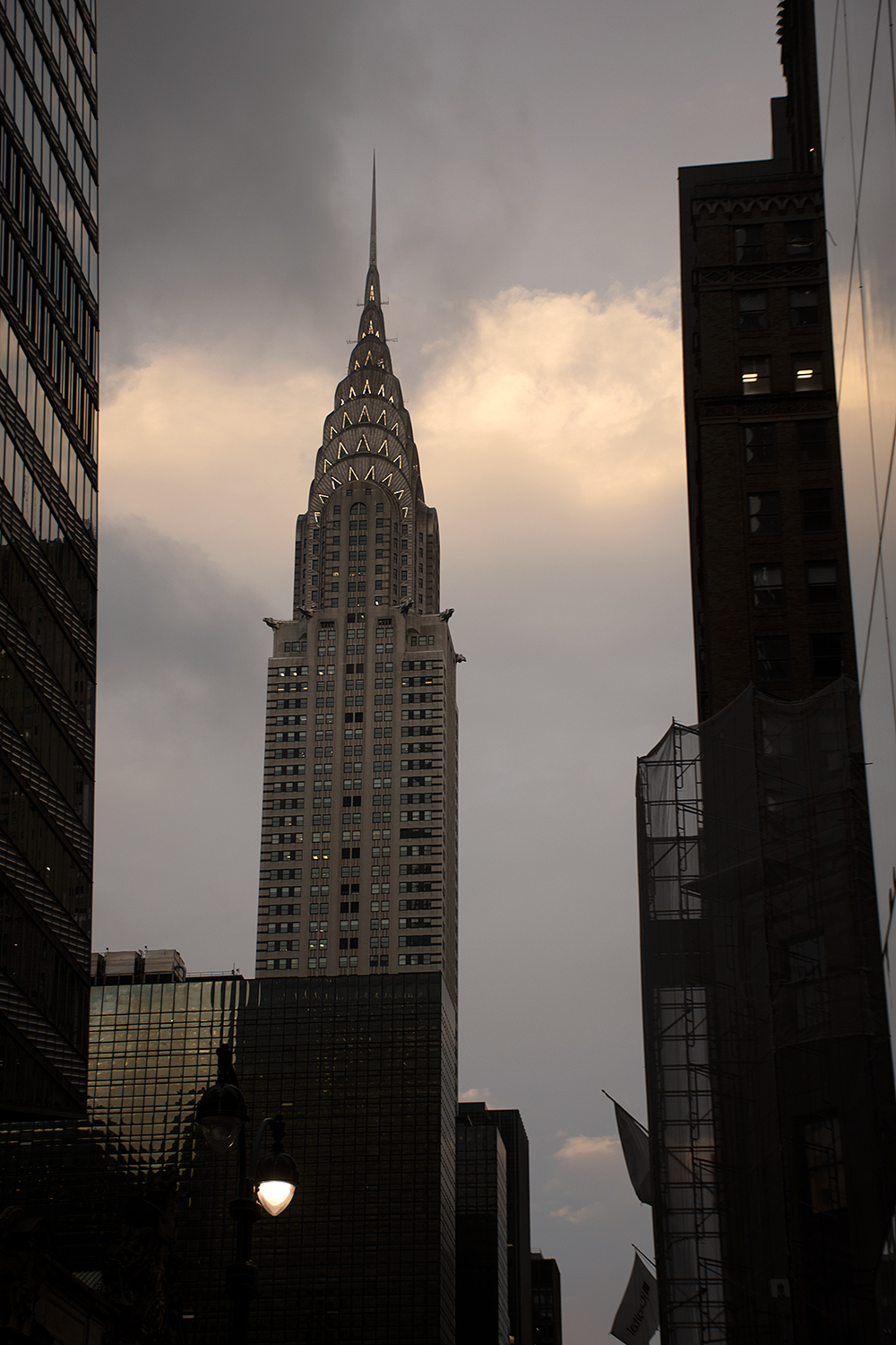 Tramonto sul Chrysler Building